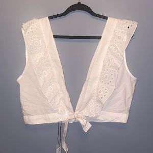 Primark  front tie crop top NWT